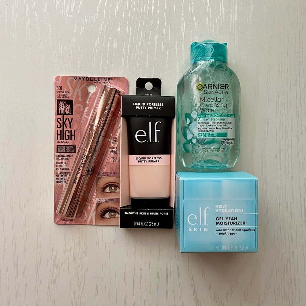 Trial and Fullsize Makeup and Skincare Package!! Makeup remover, Mascara...